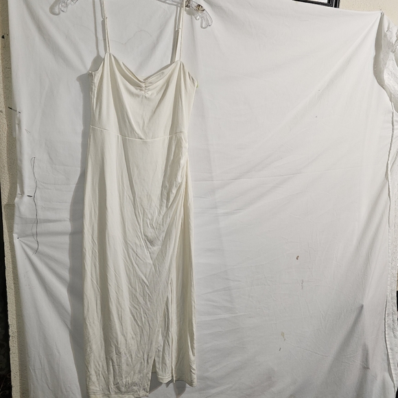 Aritzia Wilfred flight dress Sweetheart midi dress with slit - Picture 9 of 15